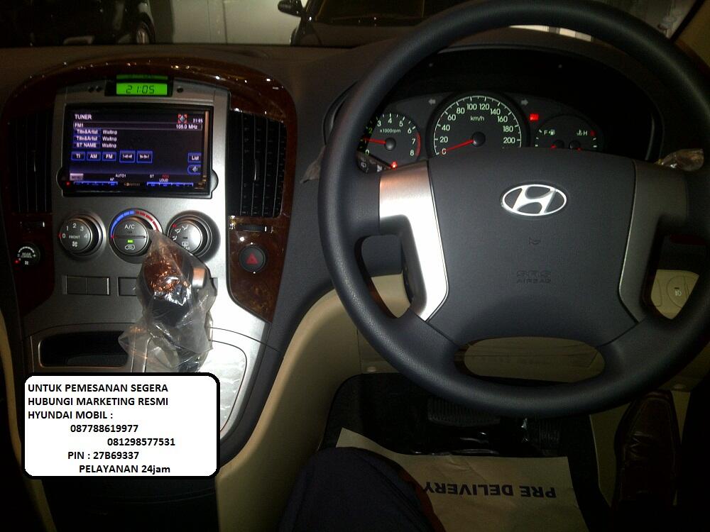 Hyundai H-1 price 424 juta type XG CRDI free tv,dvd,gps,Parking by monitor getin now