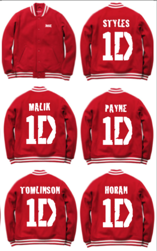 Varsity / hoodie ONE DIRECTION berkualiatas dan murah!!