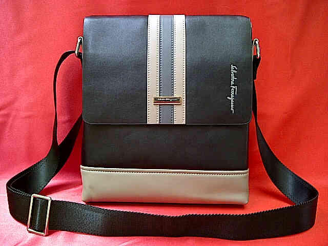 Tas selempang Cowok / cowo 100% IMPORT Kualitas BAGUS ( Mont Blanc, AIGNER, SF, BALLY