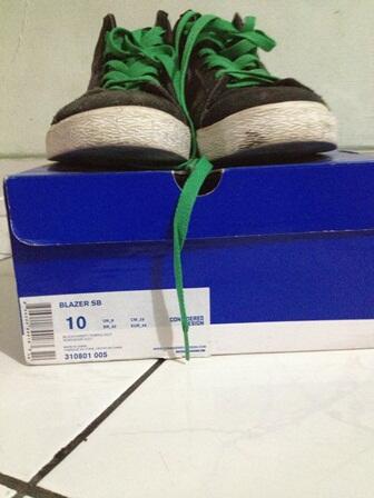 For Sale NIKE SB BLAZER Black/Varsity purple 2nd 100% ori!!