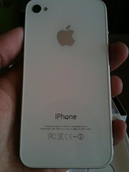 iphone 4g 16gb white fu (jogja)