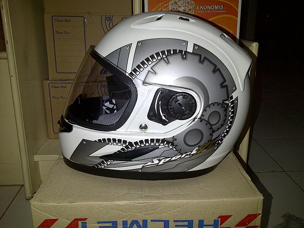 visor helm cargloss full face