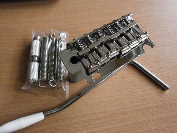 Terjual Part Gitar&:bridge wilkinson MVB big block,dryer