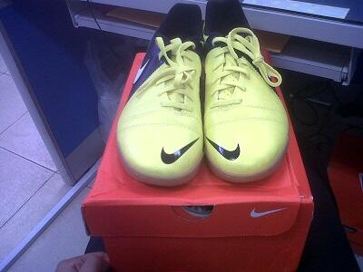 SEPATU FUTSAL NIKE CTR 360 ENGHANCE III..BLACK YELLOW..ORIGINAL !!!