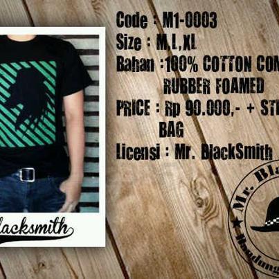 T-Shirt Mr.BlackSmith clothing from Bandung