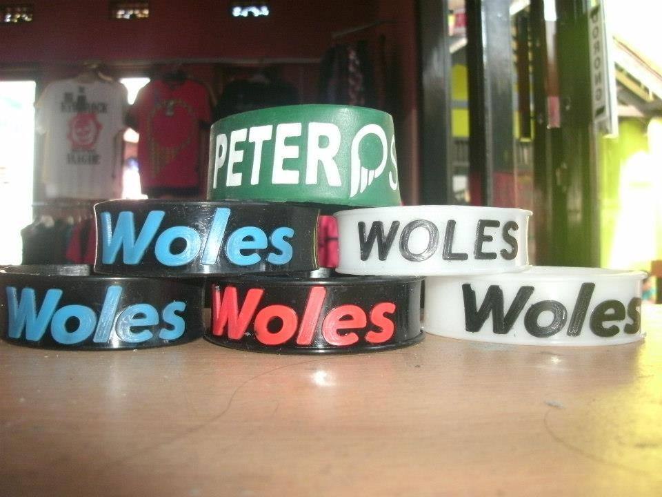 Gelang silicon psd,macbeth,dropdead,,bandung