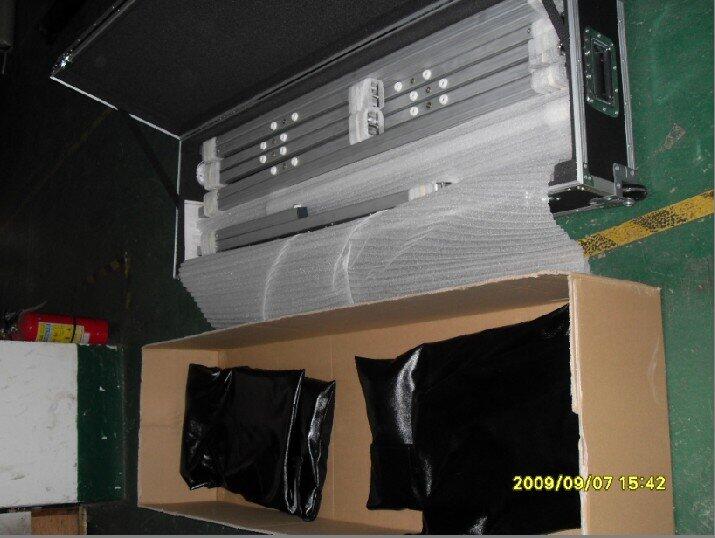 ►►►►►QUICK FOLD SCREEN WITH REAR AND FRONT FABRIC + FLYCASE ◄◄◄◄◄