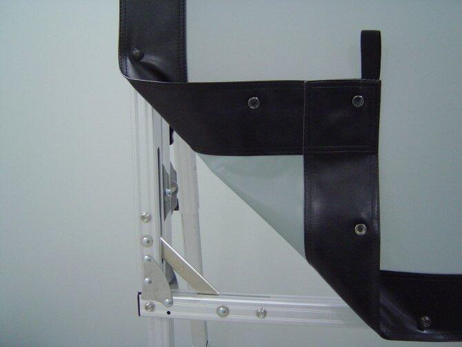 ►►►►►QUICK FOLD SCREEN WITH REAR AND FRONT FABRIC + FLYCASE ◄◄◄◄◄