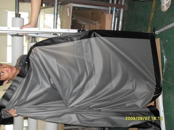 ►►►►►QUICK FOLD SCREEN WITH REAR AND FRONT FABRIC + FLYCASE ◄◄◄◄◄