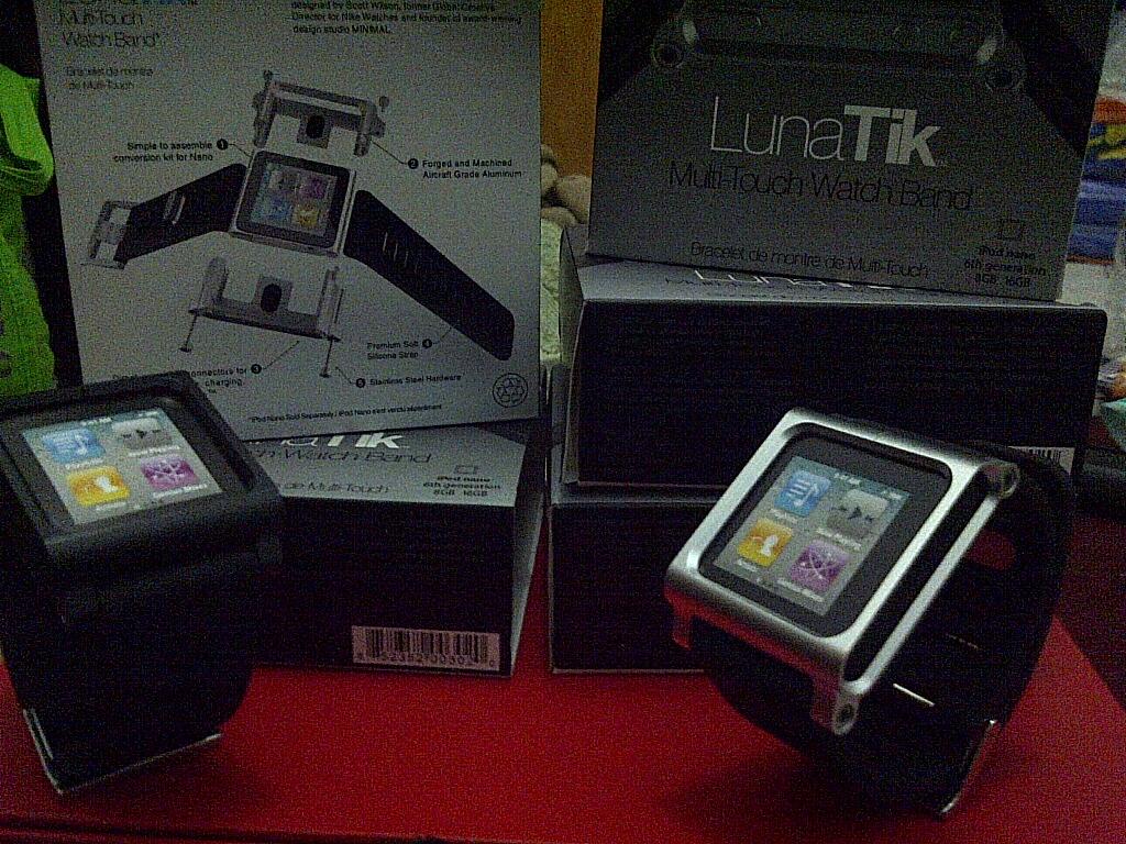 Serba-serbi ipod nano 6th gen Lunatik|Strap|Kabel data|Charger|Screen Guard|Anti-Dust