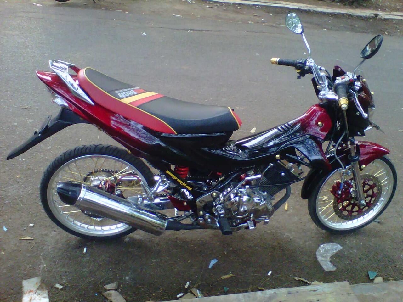 Terjual JUAL SATRIA 2011 UDAH GANTENG FULL CHROME 