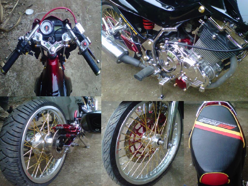 Terjual JUAL SATRIA 2011 UDAH GANTENG FULL CHROME 