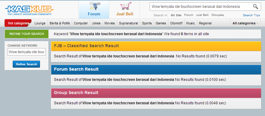 Wow ternyata ide touchscreen berasal dari Indonesia