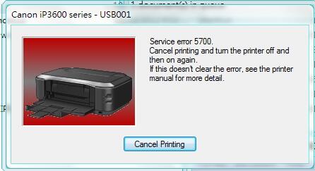 &#91;ASK&#93; Cara Memperbaiki Error 5700 pada IP Canon 3680