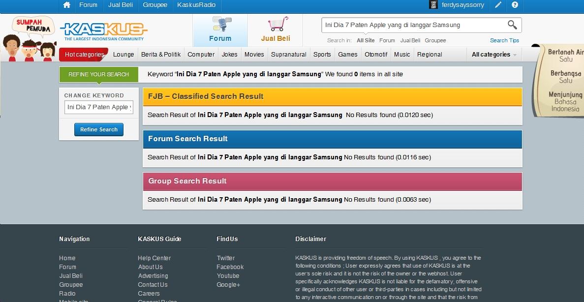 Ini Dia 7 Paten Apple yang di langgar Samsung