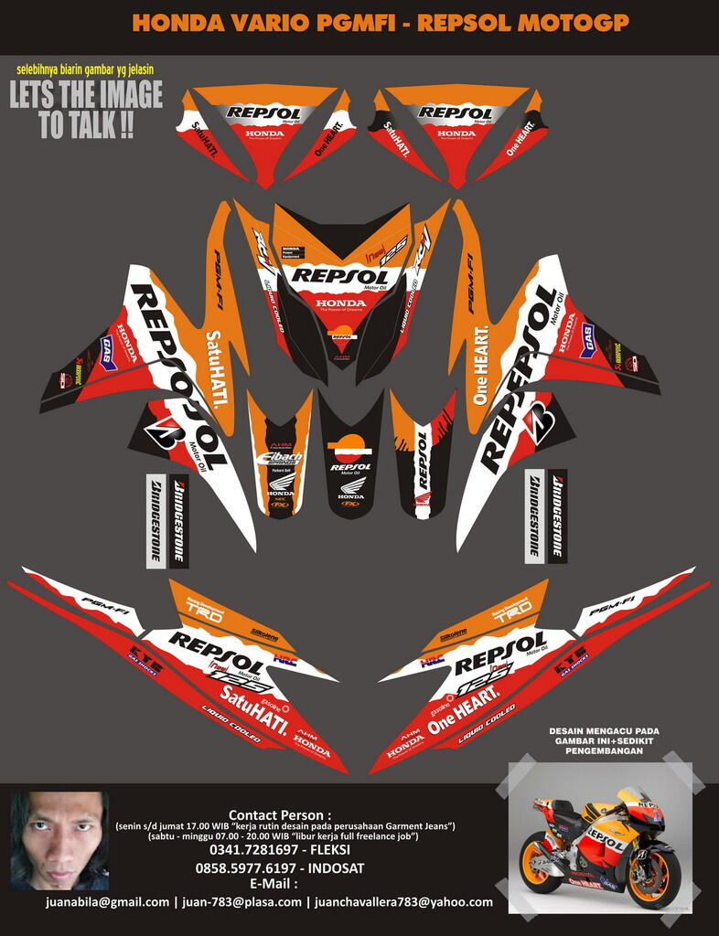 STRIPPING MOTOR DESAIN SUKA SUKA v