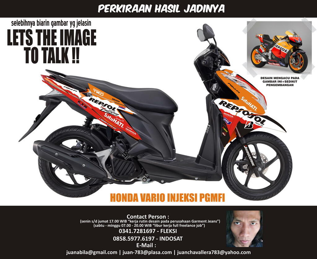 STRIPPING MOTOR DESAIN SUKA SUKA v