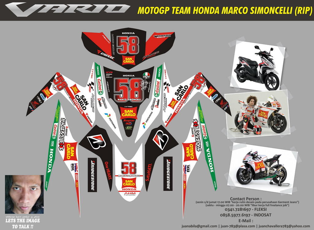 STRIPPING MOTOR DESAIN SUKA SUKA v
