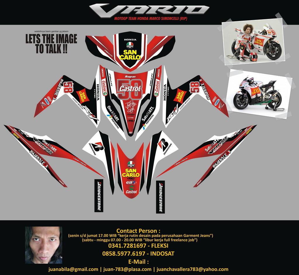 STRIPPING MOTOR DESAIN SUKA SUKA v