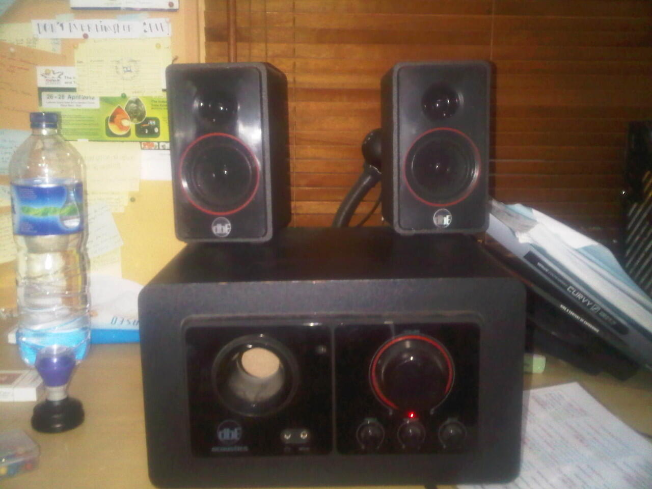 JUAL TV LG PEARL BLACK 21 inch + SPEAKER dbE