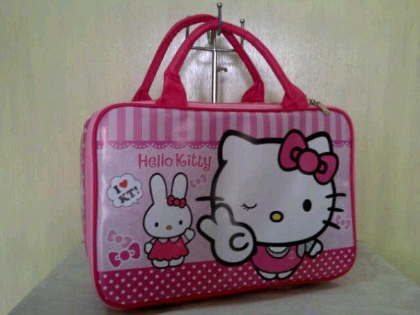 HANDUK PONCO, LUNCH BAG, TIMBANGAN BADAN HELLO KITTY