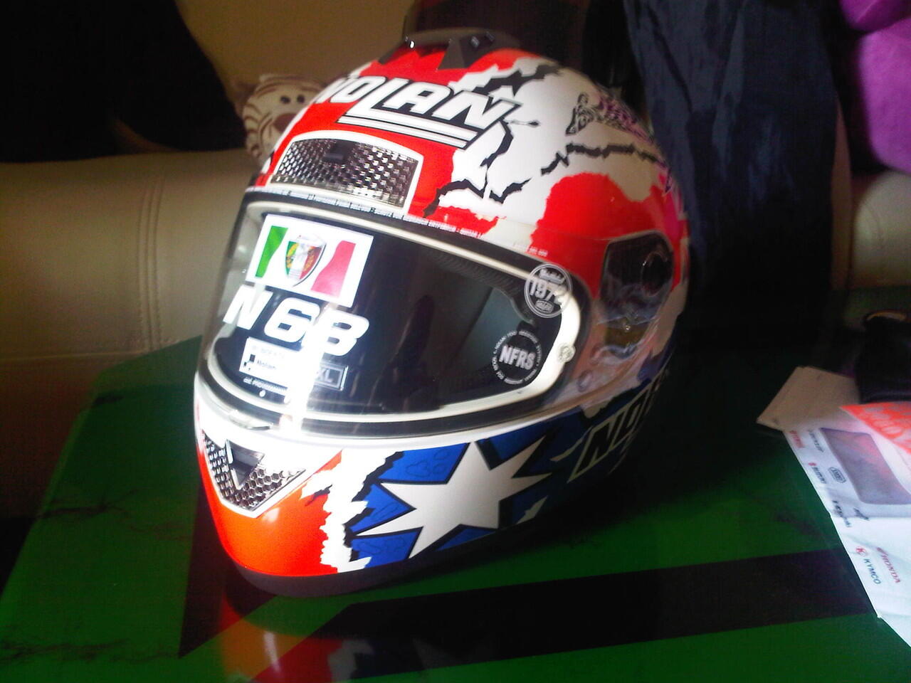 Jual Helm Nolan N63 motif Stoner | KASKUS