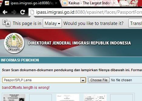 KECEWA DENGAN DAFTAR ONLINE PASPOR RI