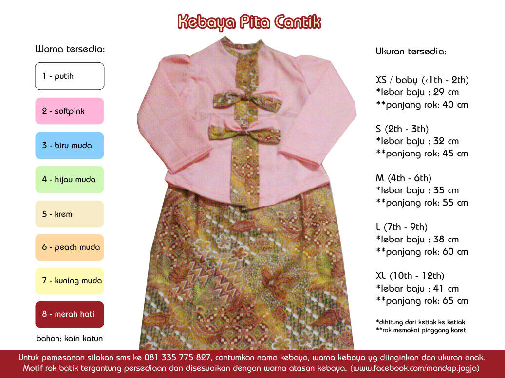 Terjual Kebaya Anak  KASKUS