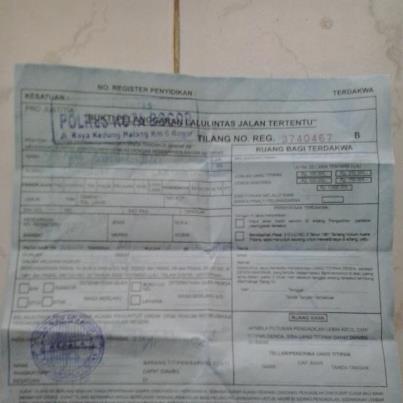 [ASK] Tadi pagi ane kena tilang gan.