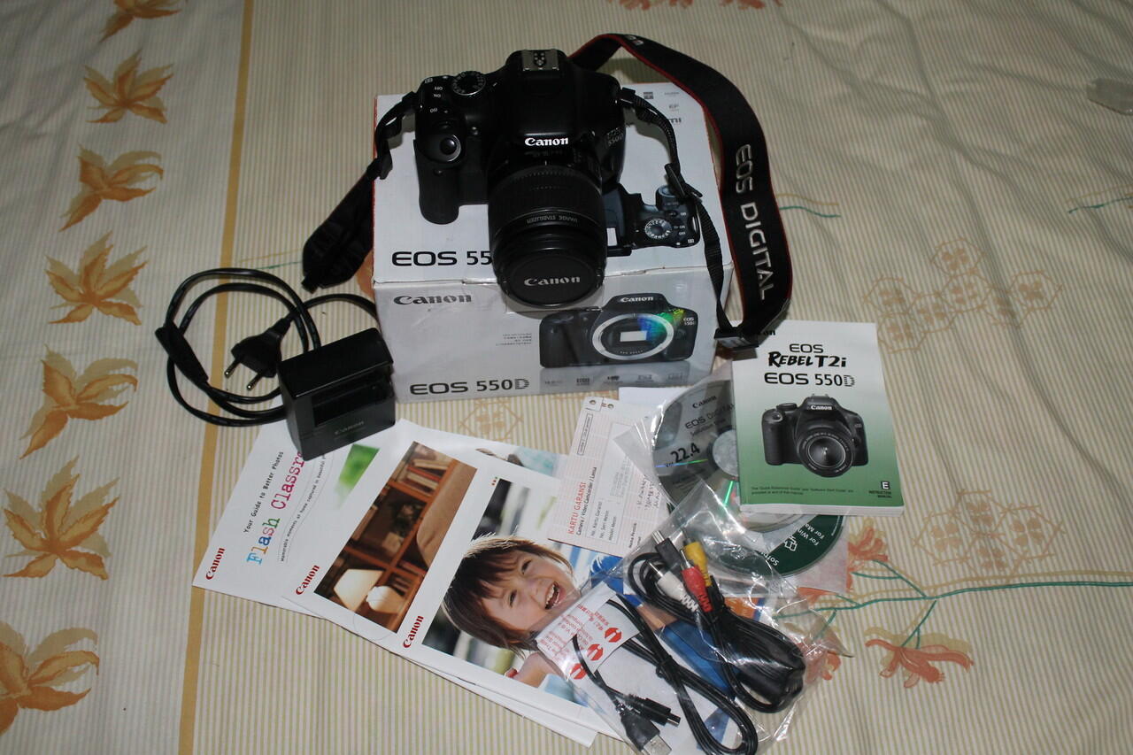 Jual 550D BO bonus EFS 18-55 IS