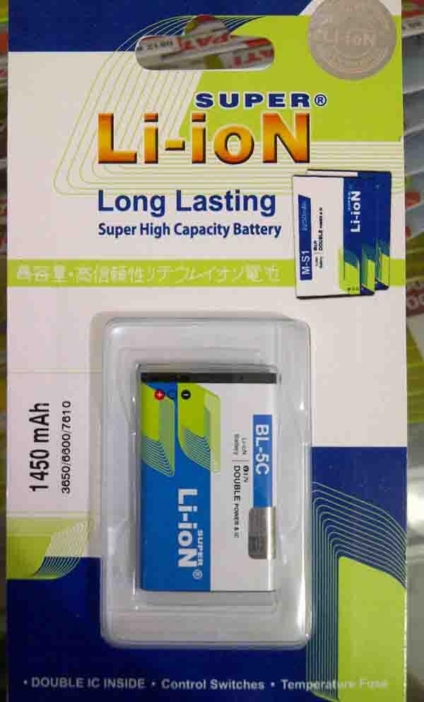 Baterai Nokia BL 5C, BL 6C Original dan Double Power