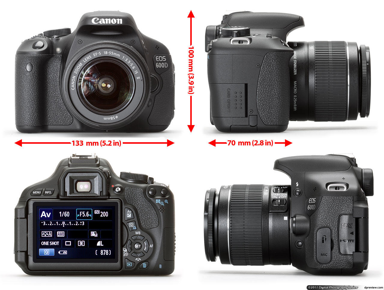 JUAL KAMERA CANON 600D
