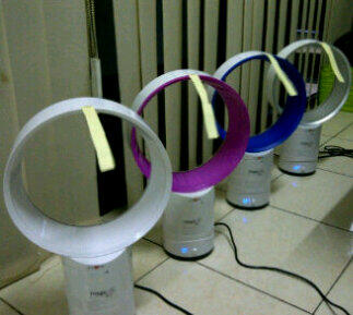 kipas angin modern-aman-stylish-keren-hemat listrik (tanpa blade kipas)