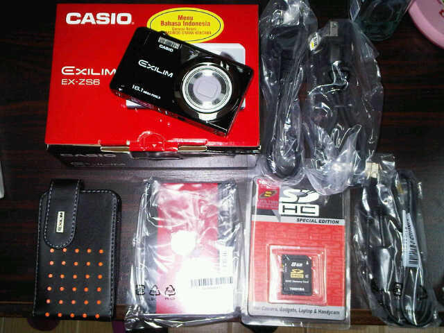CASIO EX-ZS6 16MP WITH MEMORY CARD 8GB