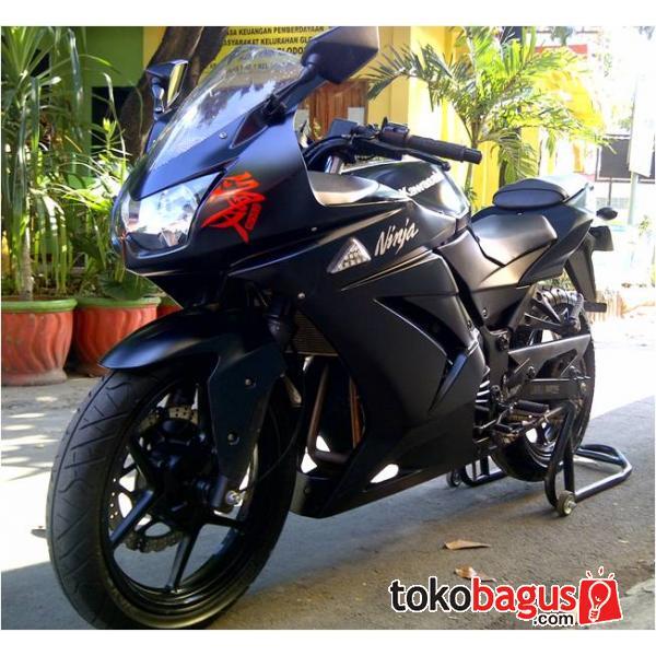 Jual Kawasaki Ninja 250 Hitam Doff Limited Edition 2010, Mampirr Gan!!!!