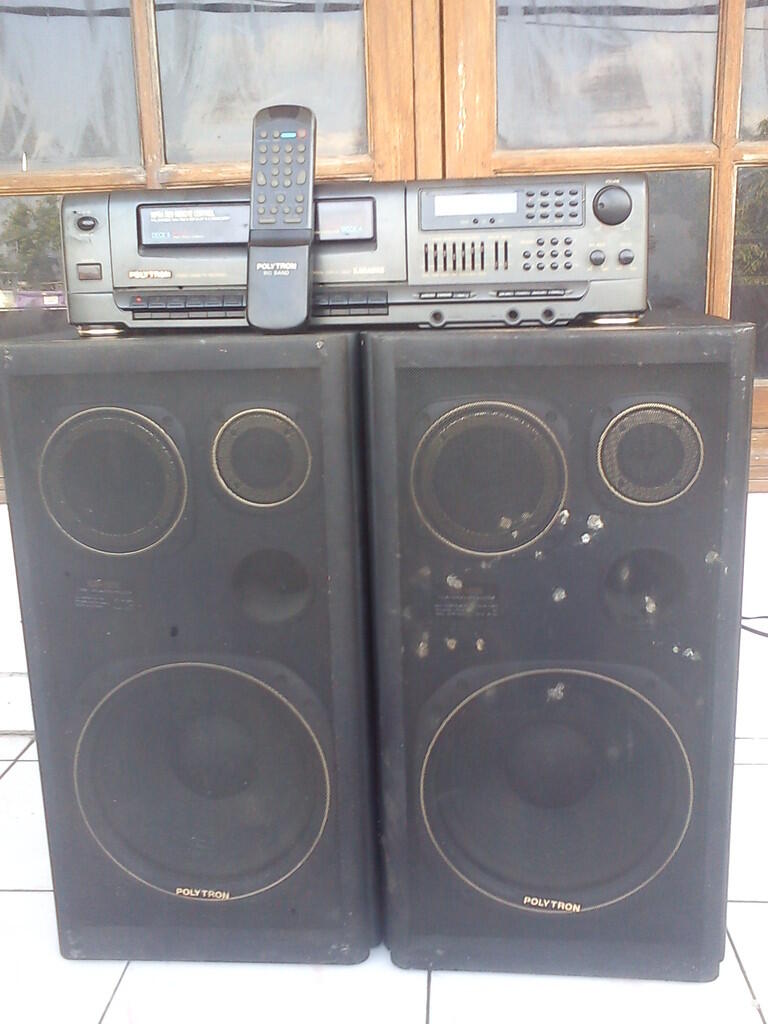 Tape Deck Polytron BB 652 K dan Speaker - Jogja, yogyakartar, yogya