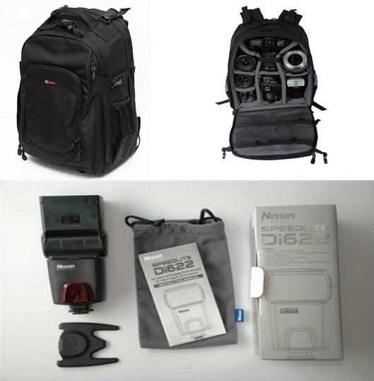 Flash Nissin Di622 + Backpack Kamera