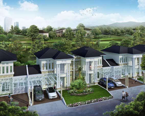HUNIAN MEWAH DI DEPAN LAPANGAN GOLF, HANYA 4 UNIT