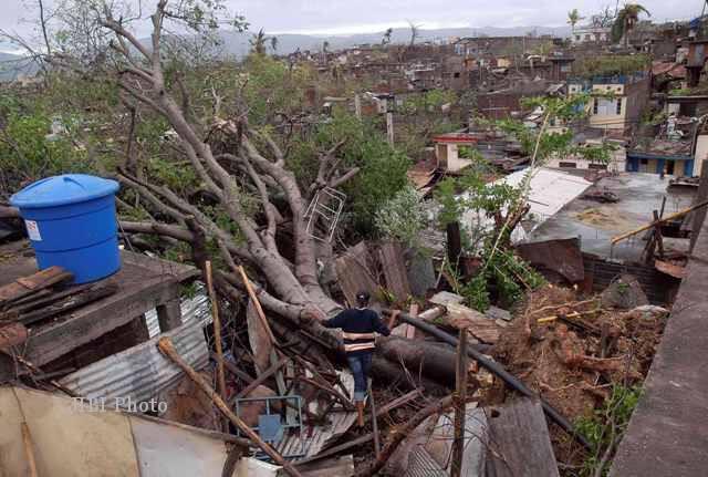 Wajah Badai Sandy dari Luar Angkasa