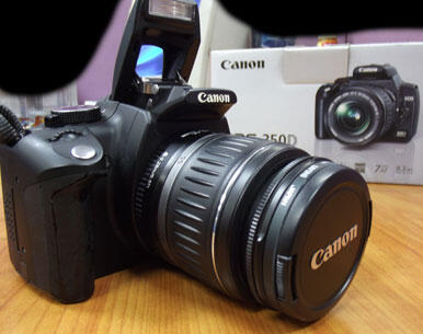 Jual Kamera Canon EOS 350D + Lens Kit EF-S 18-55