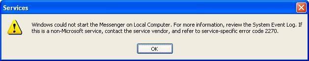 error services messenger