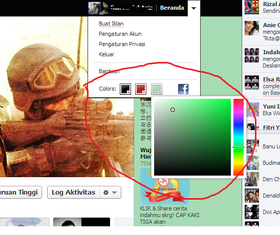 Layout Facebook bisa diganti yah gan sekarang?