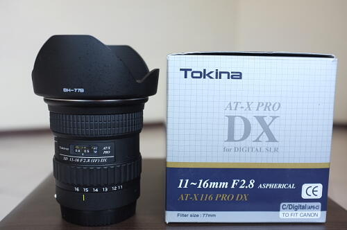 Tokina AT-X PRO 11-16mm f2,8 for Canon - Garansi Bintang Mas s/d Mei 2013