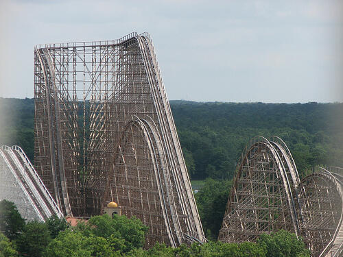 Roller Coaster Kayu Termaut Sedunia