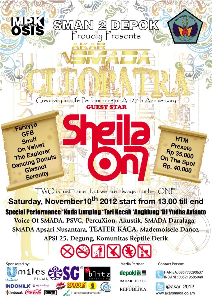 &#91;EVENT&#93; AKAR SMADA 2012 &quot;CLEOPATRA&quot;