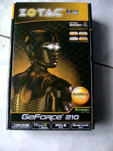 jual VGA PCI Express ZOTAC GT 210 512mb & 1GB