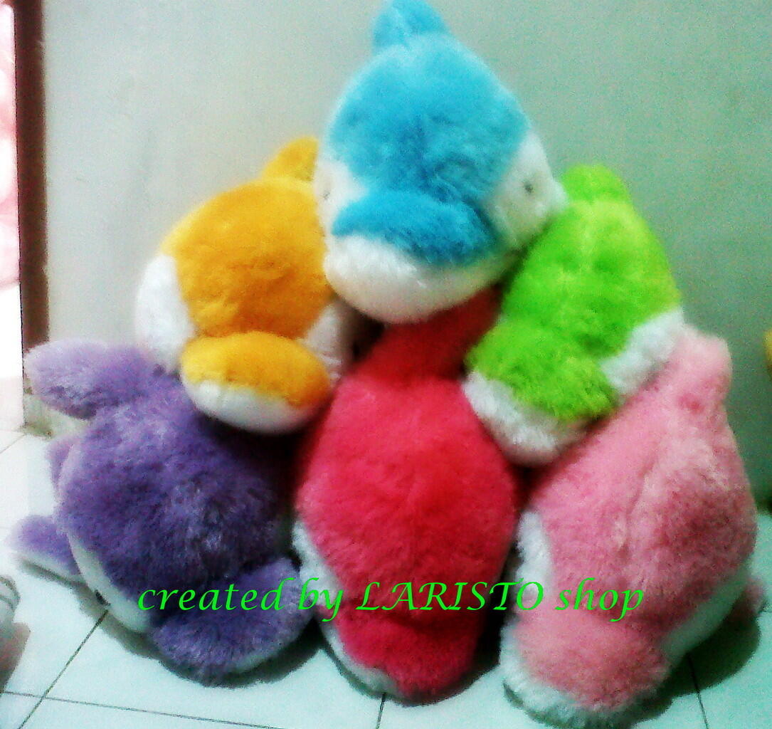 Boneka dolpin / lumba-lumba berbagai warna dan ukuran murah