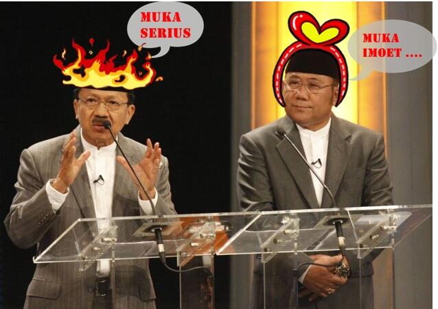 Yang satu serius yang satu imoet #ngakak guling&sup2;#