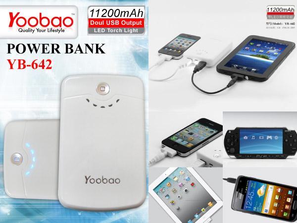 POWER BANK YOOBAO YOOBAO YOOBAO 8400-11200-1300 mah.