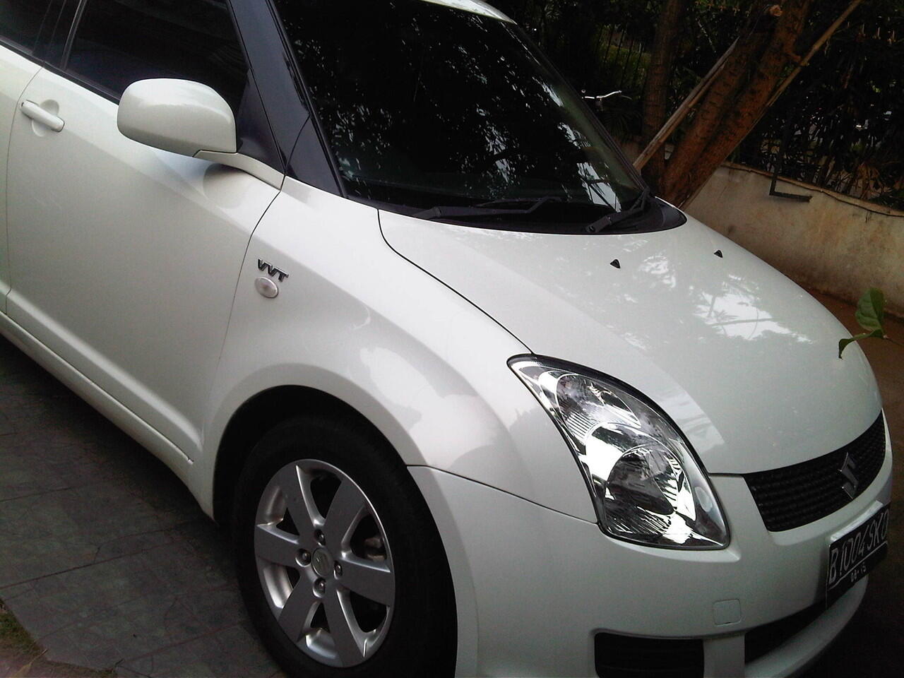 jual suzuki swift st 2010 manual white pearl